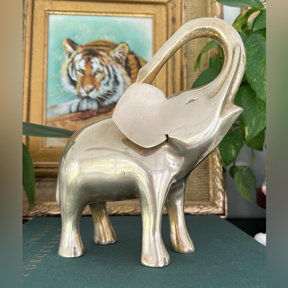 Vintage Brass Elephant